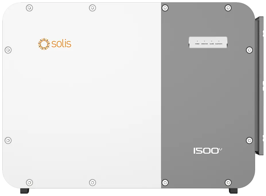 Inversor string Solis S6-GU350K-EHV, vista frontal